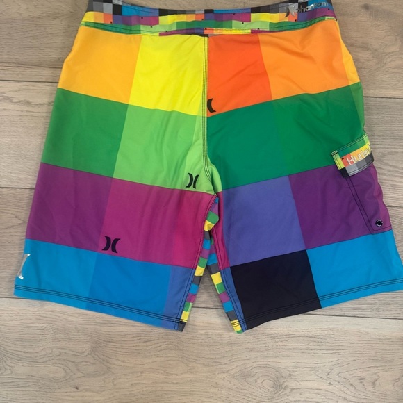 Hurley Men's Phantom Kingsroad P60 Multicolor Board Swim Shorts - Picture 8 of 9